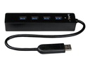 StarTech.com 4-Port USB 3.0 Hub met ingebouwde kabel